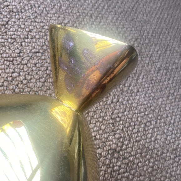 Jonathan Adler Anvil brass and enamel bowls small and medium set of 2 - Picture 12 of 14